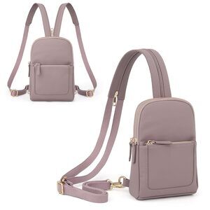 8064 Sling Bag Crossbody Trendy Chest Belt Bag Convertible Backpack Purse